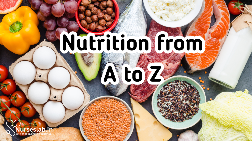 Nutrition from A to Z