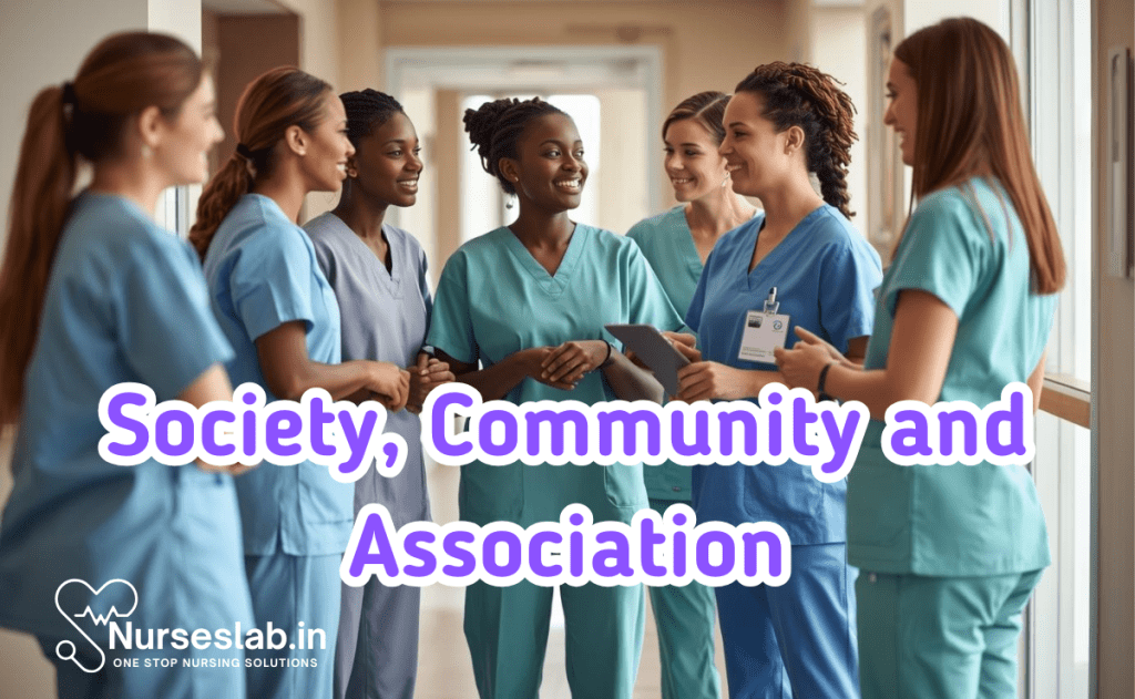 society, community, and association